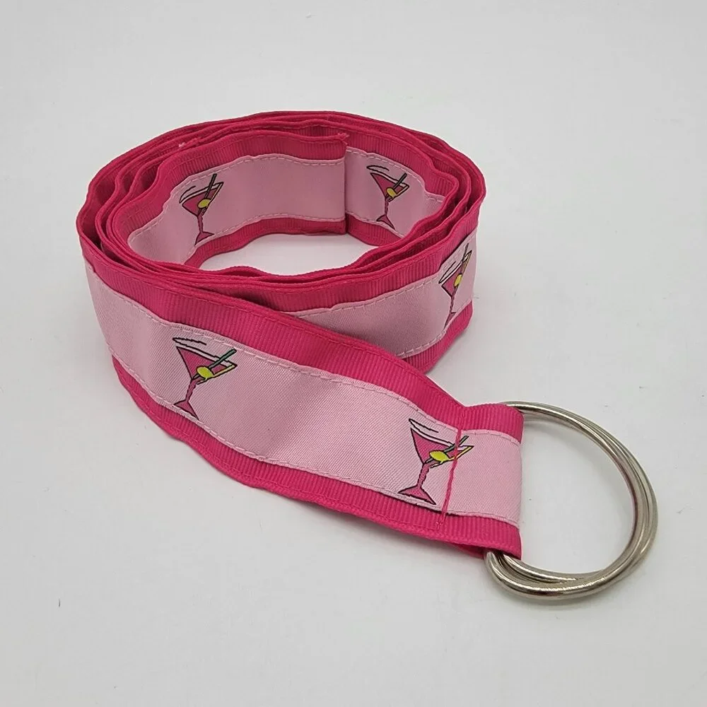 Soft Surroundings‎ Belt Womens Sz S/M Cocktail Drinks Martini EUC